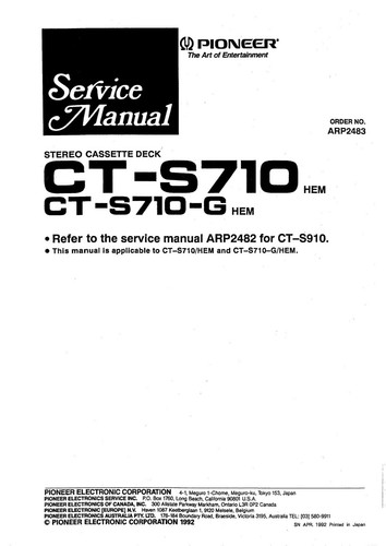Service manual anleitung - manual-anleitung, für