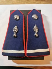 Alte Schulterstücke Rangabzeichen - Polizei Militär Belgien -