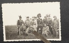 Foto Wk2 Wehrmacht Soldat Portrait Bergen 1938 Camo Tarn Stahlhelm Kraftfahrer