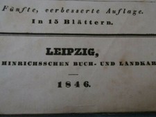 Antiker, alter Schulatlas für
