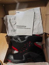 uvex1 sicherheitsschuh S3 ,schwarz/rot,EN iso  20345:2011,neuwertig