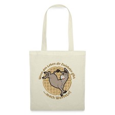 Shrek Esel Zwiebel Waffel Spruch Stoffbeutel