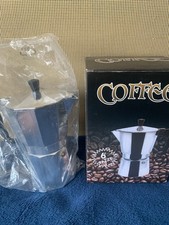 Espresso Kocher groß für 6