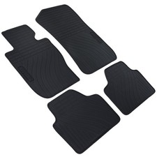 Auto Gummi Fußmatten Schwarz