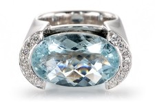 Katzler Aquamarin Brillantring