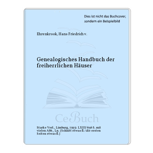 Ehrenkrook hans friedrich v - ehrenkrook,,