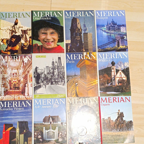 Merian zeitschriften konvolut - merian, zeitschriften-konvolut