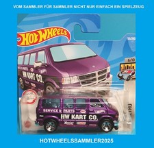 HOT WHEELS "DODGE VAN" HW KART OVP UNGEÖFFNET ANSEHEN!