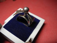 original alter Silberring