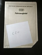 MZ TS 150 DDR Kfz Brief