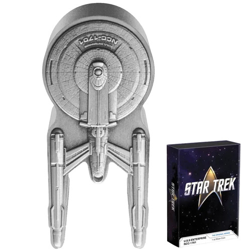 Silbermünze star trek - silbermünze, trek™
