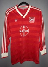 Vintage Adidas Trikot 1985/1986 Langarm No.4 Gr.M mit Bayer Leverkusen Flock 