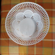 Korb für Obst oder Brot, Brötchen Kunststoff Frühstücks Körbchen Weiss gebraucht