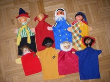 Handpuppen Kasperpuppen Handspielpuppen Kasperlepuppen Holz