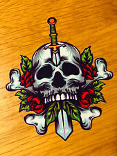 OLD SCHOOL TATTOO SKULL