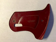 Jawa Seitenverkleidung, Originallack mit Linierung als Lackiermuster geeignet