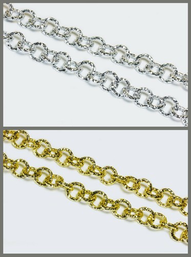 Metallkette aluminium 10x10mm - aluminium,
