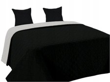 Tagesdecke 220x240 cm Schwarz