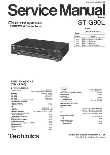 Technics g90 g90l - st,