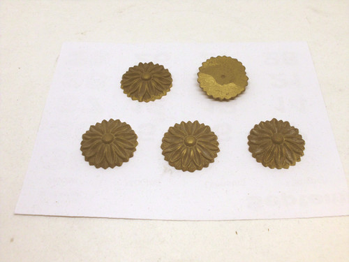 Zierrosette messing antik - zierrosette, messing-antik