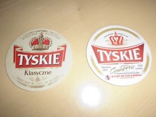 1 Bierdeckel Tyskie  aus Polen