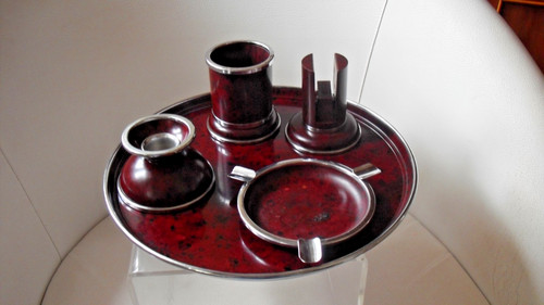 Art deco raucherset - art,