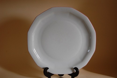 Speiseteller 24cm facette - speiseteller, rosa