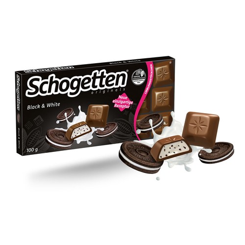 Schogetten black and - black, white