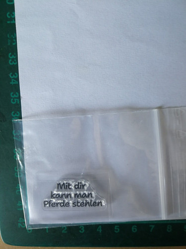 Clearstamp mit dir kann - kann, man