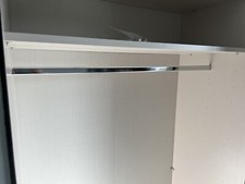 Häfele Kleiderstange Schrankrohrlager SET Chrom Schrankrohr Garderobenstange