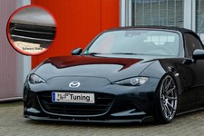 Frontspoiler Phase 2 mit Wing aus ABS für Mazda MX-5 ND RF mit ABE Schwarz glanz