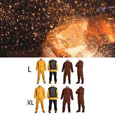 Leder Schweißerjacke Hosenanzug Schweißerschürze mit Ärmel