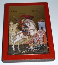 Ikone Hl.Georg auf Pferd