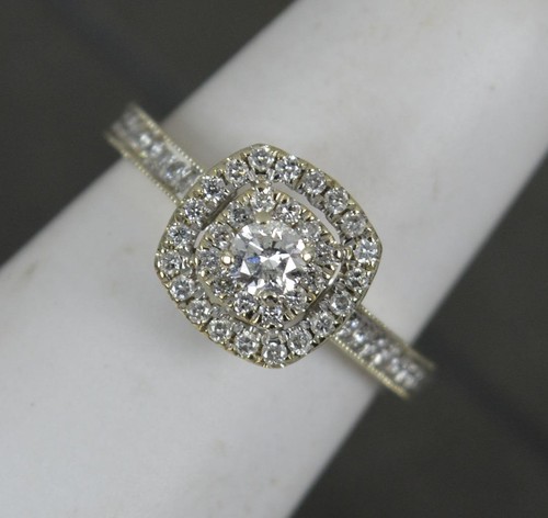 Cluster ring weißgold - cluster-ring,