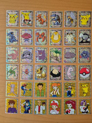 Alle pokemon merlin sticker - pokemon,