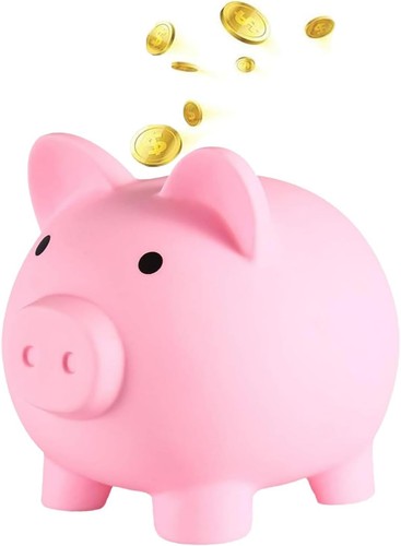 Rosa sparschwein für kinder - sparschwein,
