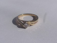 Ring karat gelbgold - –,