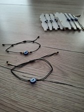 Armband/Nazar/ Böses Auge/ Schutz/ Schutzamulett /Schwarz/Türkis Neu