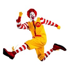 Ronald clown kostüm herren - ronald,