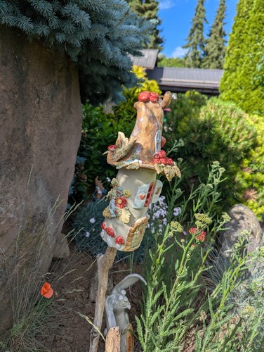 Keramik gartenstecker - keramik,