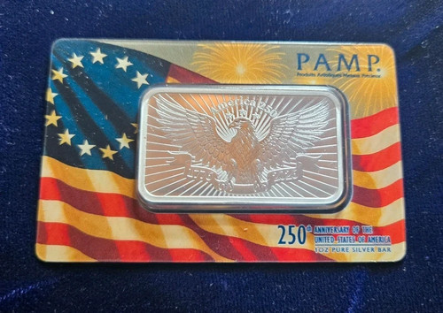 1oz silber pamp - pamp, 250th