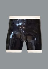 Rubber latex boxershorts - rubber, pouch