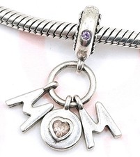 Pandora Charm "Perfect Mom" 797059 Herz Perfekte Mama Mutter Zirkonia Silber 