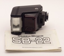 Nikon Blitz Speedlight SB-22|  SB 22| SB22 Blitzgerät Aufsteckblitz Flash