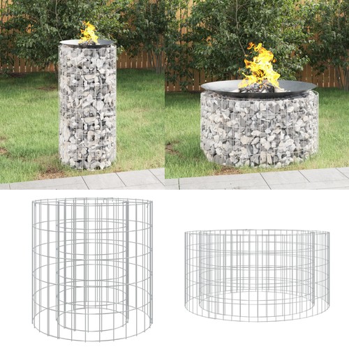 Gabionen feuerstelle steinkorb - gabionen,