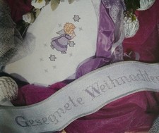 Stickvorlage, Kreuzstich  aus Handarbeitsheft, A5,  "Weihnachten mit Engelchen "
