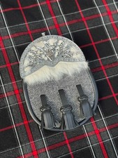 Scottish Tweed Sporran Chrome