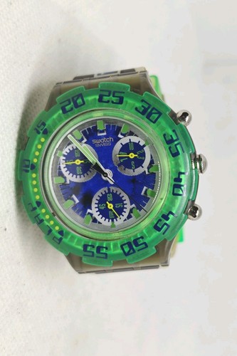 Swatch 1996 aqua - aqua, chrono