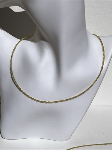 Zarte gelbe citrin kette - zarte,
