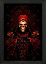 Diablo II Key Art Gerahmtes